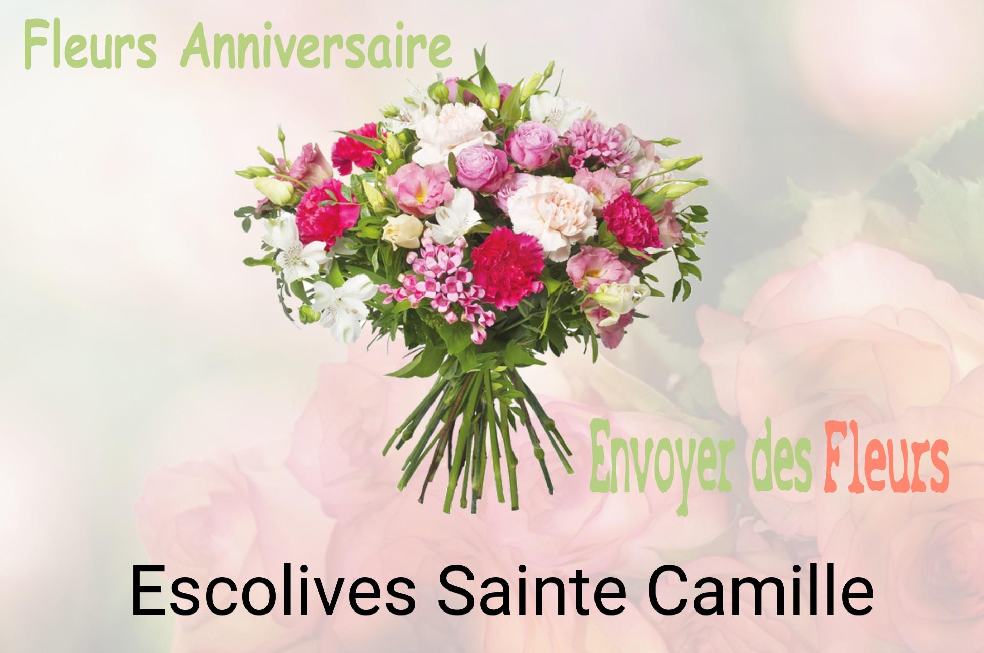 Bouquet de fleurs d’anniversaire livré à Escolives-Sainte-Camille